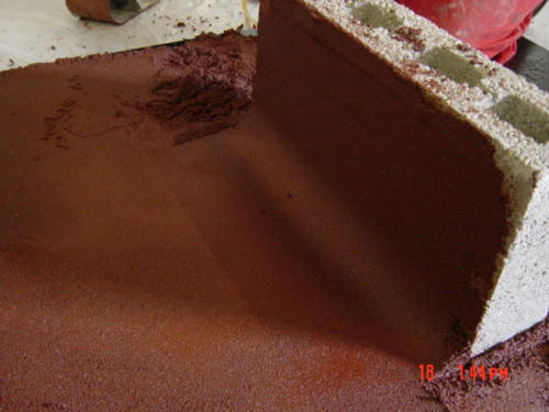ATB-300 H System Red coving and vertical application 